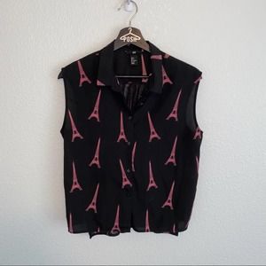 H&M paris blouse